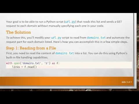 Automate Python Requests to Multiple Domains from a Text File
