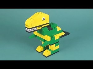 Lego Dinosaur T-rex (001) Building Instructions - LEGO Classic How To Build - DIY