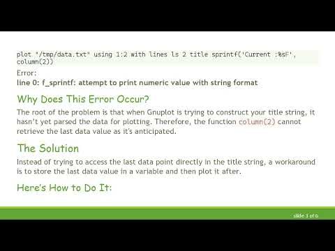 How to Use sprintf() for the Last Data Value in Gnuplot Key