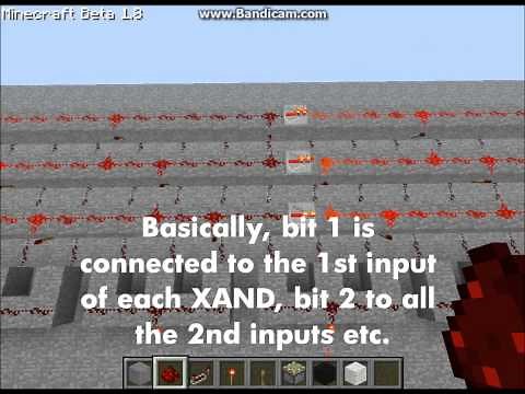 Minecraft Binary To Decimal Tutorial