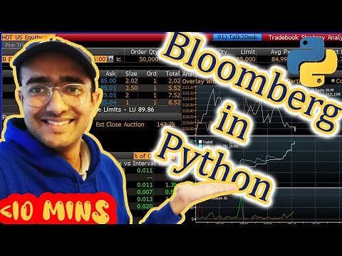 Bloomberg Python API Tutorial - xbbg in 2020 [NEW RESEARCH]🔴
