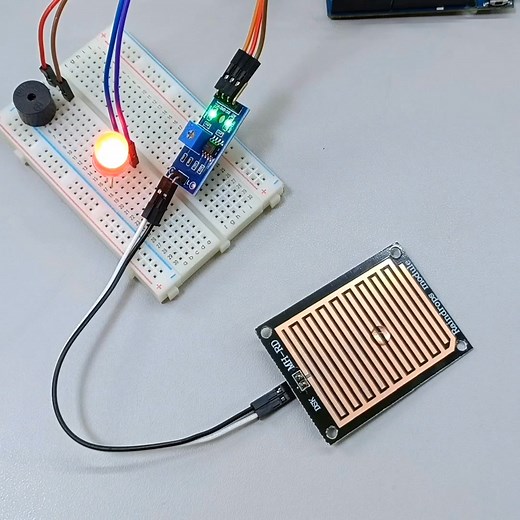 4.7K views · 25 reactions | Rain Drop Sensor Circuit using Arduino UNO #electronics #tech #diy #arduino #reels | Arduino Sparks | Facebook
