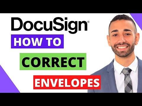 DocuSign Tutorial: How To Correct Envelopes in DocuSign [STEP BY STEP]