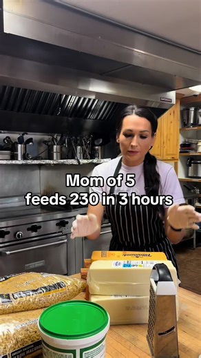 The BEST MAC & CHEESE This is my way of making Mac and Cheese and it turned out aaaaamazing! Today I broke my record and fed 230 students plus had left overs so I fed over 250 with this recipe. What I used: 20lb elbow pasta 10lb medium cheddar cheese 10lb Monetary Jack cheese 64oz Velveta Cheese 2 gallons of milk 2- half gallon heavy cream 6 Tbsp chicken bouillon 6 Tbsp salt 4 Tosp garlic powder 4 Tbsp smoked paprika 4 Tbsp ground mustard 4 Tbsp Dijon mustard 6 box's (10lb) Tyson popcorn chicken