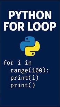 Python For Loop Explained in 60 Seconds