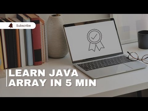 LEARN JAVA ARRAY IN 5 MIN