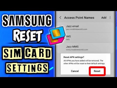 Solve all Sim Card Problems on Galaxy A23,A33,A53,A73 (not 100%)| Reset Sim Card Settings On Samsung