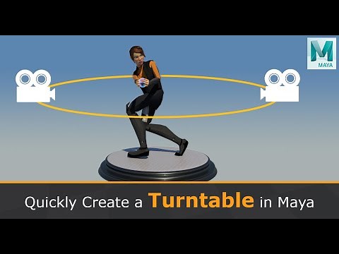 Quickly Create a Turntable in Autodesk Maya