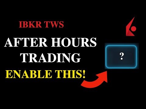How to Trade in After Hours on IBKR TWS | Tutorial for Beginners (2025-11-17 001)