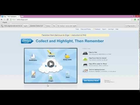 Diigo (En español): Aprende a gestionar tus búsquedas en internet