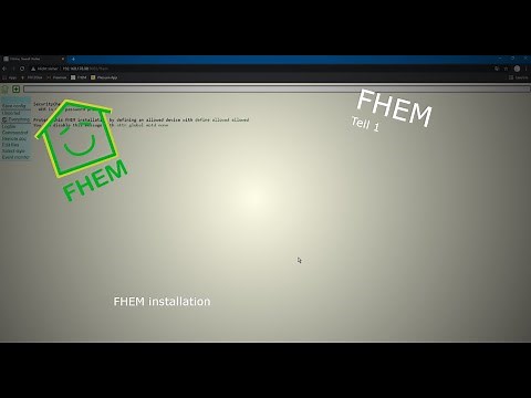 Teil 1: FHEM installieren und aufrufen