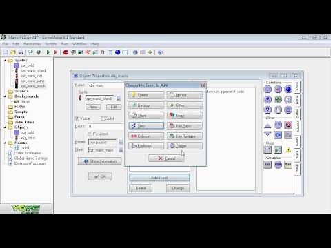 GameMaker Mario Tutorial - Part 1