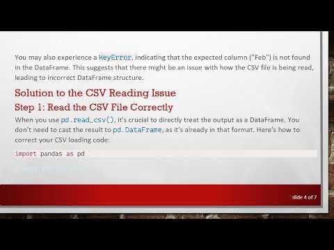 How to Fix CSV File Reading Issues in Pandas on macOS