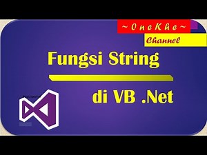 Tutorial Fungsi String di VB Net
