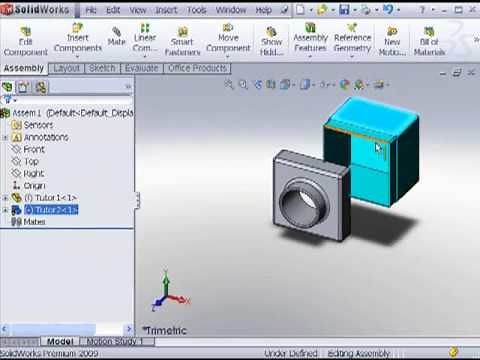 SolidWorks Tutorial Learn SolidWorks Lesson2 Assembly