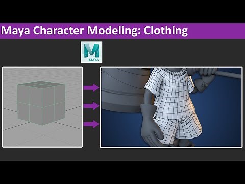 Maya Modeling Tutorial: Clothing