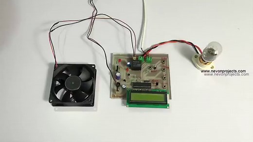 Smart Room Temperature Controller Atmega