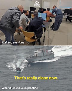 494K views · 10K reactions | Smiling Italian coastguard officials...