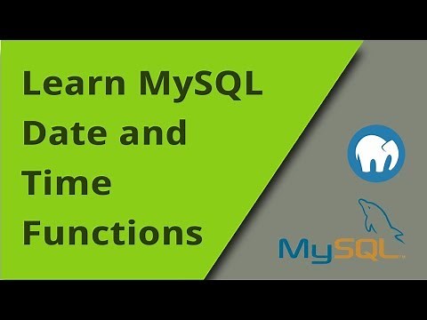 Learning MySQL - Date and Time Functions