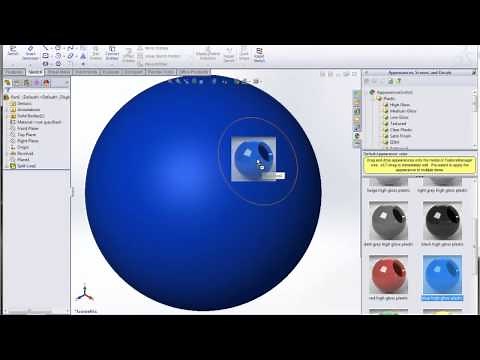 SOLIDWORKS - Applying Appearances