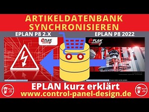 EPLAN Artikelverwaltung synchronisieren. EPLAN Artikeldatenbank 2022 nach EPLAN 2.9
