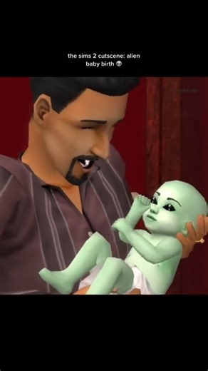 638K views · 5.9K reactions | the sims 2 cutscenes | giving birth to a baby vs giving birth to an alien baby  | daniellebuilds | Facebook