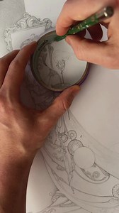 9.7K views · 804 reactions | Finding more random objects to make circles with in a drawing! This time: a roll of tape, a magnifying glass, and a kitchen bowl! ✨ #art #artvideo | Tim Von Rueden (vonn) | Facebook