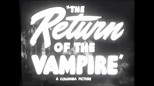Bela Lugosi rises from the crypt again in the blood-curdling horror classic THE RETURN OF THE VAMPIRE. Now out on Blu-ray this week! https://www.shoutfactory.com/product/the-return-of-the-vampire?product_id=6980 | Scream Factory