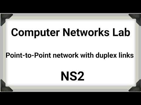 Computer Network Lab | VTU | Program 1 - Point – to – point network with duplex links