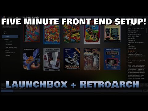RetroArch + LaunchBox Integration = 5 Minute Front End Emulation Setup!