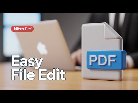 How to Edit PDF File in Nitro Pro 2024 [PDF Editor Tools]