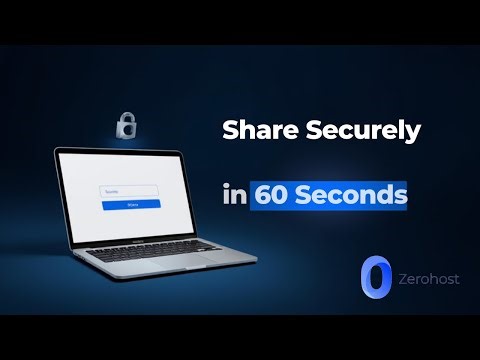How to Share API Keys Securely in 60 Seconds | ZeroHost Demo