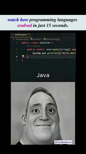 The Evolution of Programming Languages in 15 Seconds. #shorts #youtubeshorts #viral #developerlife