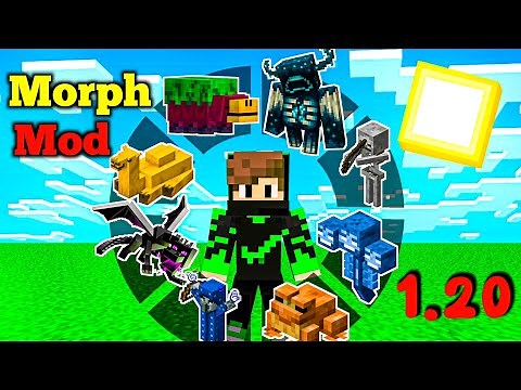 Minecraft Morph Mod In 1.20 | Morph Plus v6