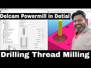 Autodesk Powermill 2021 Drilling toolpath tutorials | Powermill 2021 tutorials
