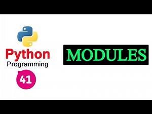 Modules in Python Programming | Video Tutorial