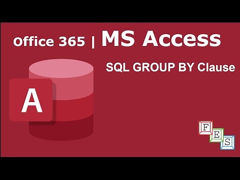 How to use SQL GROUP BY in MS Access - Office 365