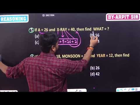 Coding decoding practice by Arpit sir #samarpit