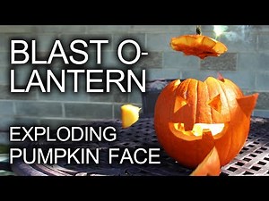 How to Make an Exploding Pumpkin Face (aka Blast-O'-Lantern) for Halloween