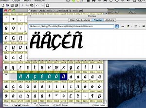 Fontlab Studio 5: The Preview Panel