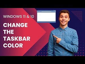 How to Change the Taskbar Color on Windows 11?