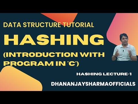 Hashing (Introduction with Program in 'C') | Data Structure Tutorial in Hindi