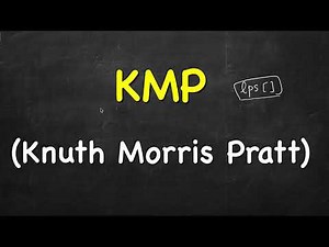 Knuth-Morris-Pratt KMP String Matching Algorithm