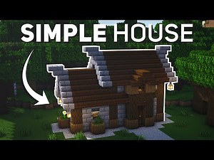 Minecraft: How to build a Simple & Easy Survival House (Tutorial)