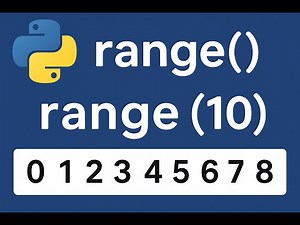 Range Function | Python Tutorial for Beginners