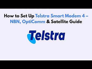 How to Set Up Telstra Smart Modem 4 – NBN, OptiComm & Satellite Guide