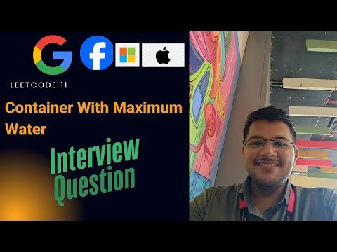 LeetCode 11 - Container With Maximum Water| Java Solution