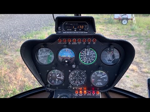 R44 Helicopter Panel Overview