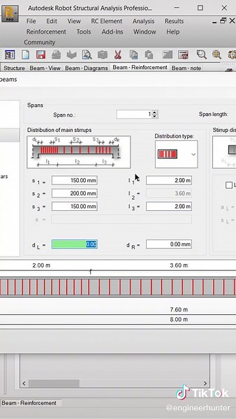 Concrete Beam Design in Robot Structural Analysis