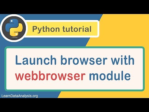 Open Web Browser With webbrowser Module in Python